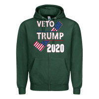Sports Green Veto Trump 2020 Zipper Hoodie - Bettercallsaul