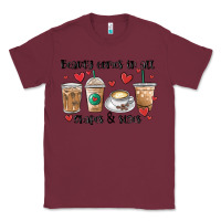 Burgundy beauty comes in all shapes and sizes coffee Classic Tee - MaliasSmallBusiness