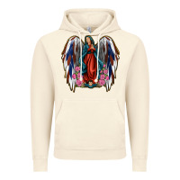 Vintage Artic Angel Wing Lady of Guadalupe 4th of July Vintage Hoodie - Jasminsmagicworld