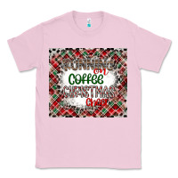 Bubblegum Pink Running on Coffee And Christmas Classic Tee - CowhideDigitalArt