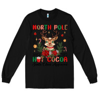 Black north pole hot cocoa Long Sleeve Tee - MaliasSmallBusiness