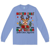 Colony Blue north pole hot cocoa Long Sleeve Tee - MaliasSmallBusiness