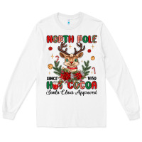White north pole hot cocoa Long Sleeve Tee - MaliasSmallBusiness
