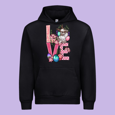 Love Easter Urban Hoodie Designed By Bundleandbundleshop