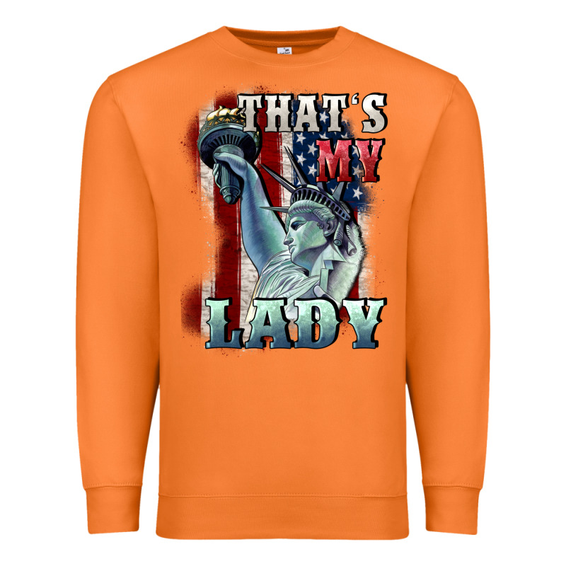 Thats My Lady Premium Sweatshirt by CowGirlArtShop | Teevron