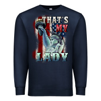 Navy thats my lady Premium Sweatshirt - CowGirlArtShop