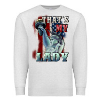 Oatmeal Heather thats my lady Premium Sweatshirt - CowGirlArtShop