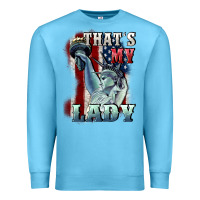 Ocean Blue thats my lady Premium Sweatshirt - CowGirlArtShop