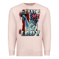 Pale Pink thats my lady Premium Sweatshirt - CowGirlArtShop