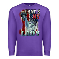 Purple thats my lady Premium Sweatshirt - CowGirlArtShop