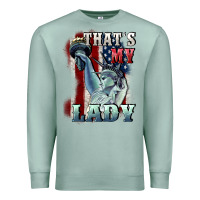 Seafoam thats my lady Premium Sweatshirt - CowGirlArtShop