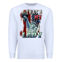 White thats my lady Premium Sweatshirt - CowGirlArtShop