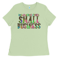 Matcha minding my own small bussiness Ladies Tee - CowhideDigitalArt