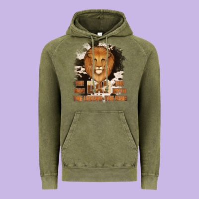 Dad The Man Cowhide Background Vintage Hoodie Designed By Jasminsmagicworld