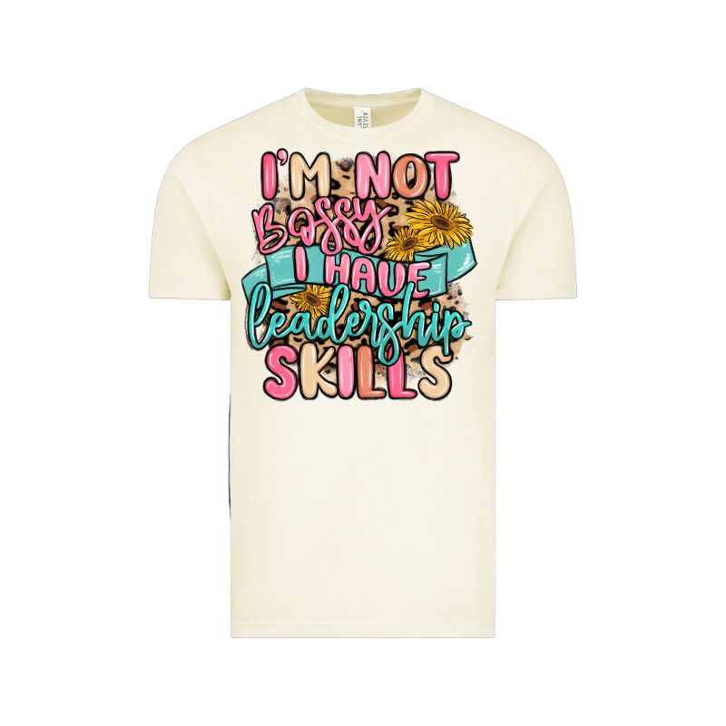 I'm Not Bossy I Just Have Leadership Skills Vintage Tee by MaliasSmallBusiness | Teevron