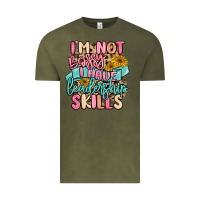 Vintage Olive i'm not bossy i just have leadership skills Vintage Tee - MaliasSmallBusiness