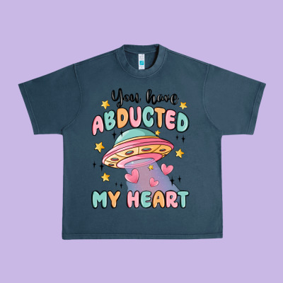 You Have Abducted My Heart Urban Heavy Tee Designed By Maliassmallbusiness