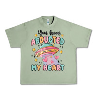 Oil Green you have abducted my heart Urban Heavy Tee - MaliasSmallBusiness