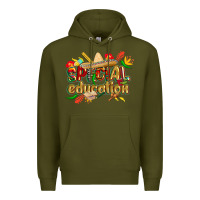Army Green cinco de mayo special education Premium Hoodie - CowGirlArtShop