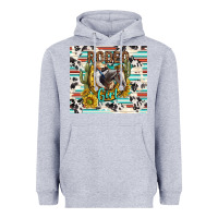 Heather Grey rodeo girl Heavyweight Hoodie - TumblerDesignByShophia