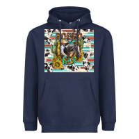 Navy rodeo girl Heavyweight Hoodie - TumblerDesignByShophia