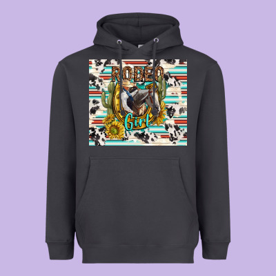 Rodeo Girl Heavyweight Hoodie Designed By Tumblerdesignbyshophia