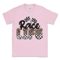Bubblegum Pink race life Classic Tee - MaliasSmallBusiness