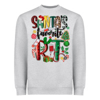 Heather Grey santas favorite rt nurse Heavyweight Sweatshirt - MaliasSmallBusiness