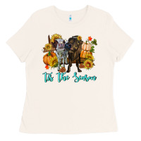 Bone Tis The Season Cows Ladies Tee - RanaPortraitStore