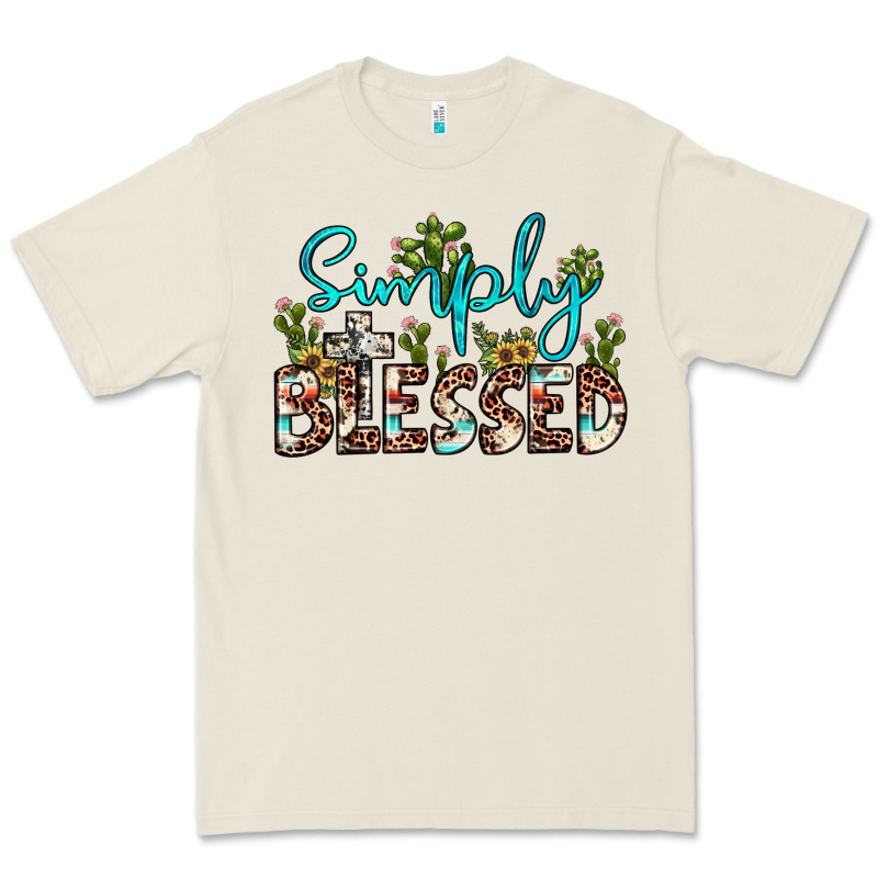Simply Blessed Premium Tee by JahusDesignShop | Teevron