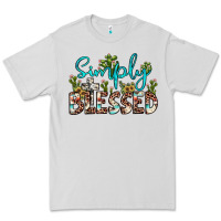 Dove Grey simply blessed Premium Tee - JahusDesignShop