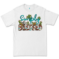 White simply blessed Premium Tee - JahusDesignShop