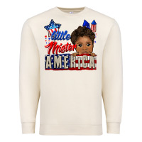 Sandshell little mister america black boy Premium Sweatshirt - CowGirlArtShop