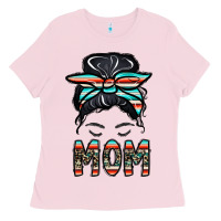 Bubblegum Pink mom Ladies Tee - CowhideDigitalArt