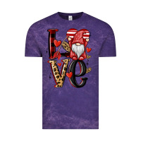 Cloud Purple love gnome Vintage Tee - MaliasSmallBusiness