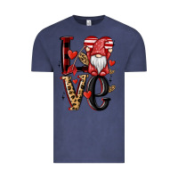 Vintage Denim love gnome Vintage Tee - MaliasSmallBusiness