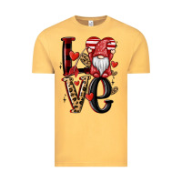 Vintage Mustard love gnome Vintage Tee - MaliasSmallBusiness