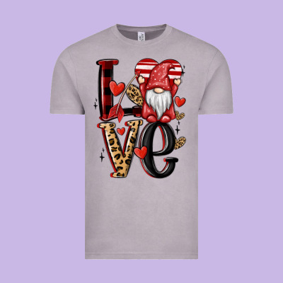Love Gnome Vintage Tee Designed By Maliassmallbusiness