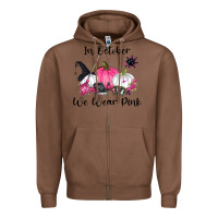 Chestnut in october we wear pink Zipper Hoodie - RanaPortraitStore