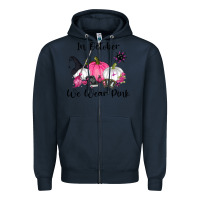 Navy in october we wear pink Zipper Hoodie - RanaPortraitStore