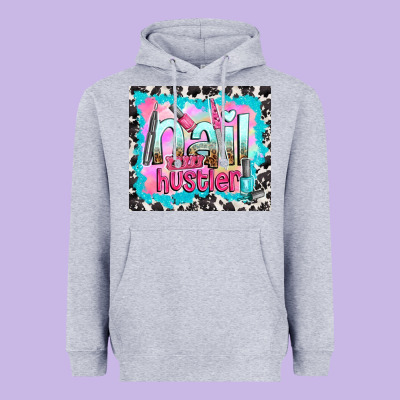 Nail Hustler Heavyweight Hoodie Designed By Tumblerdesignbyshophia