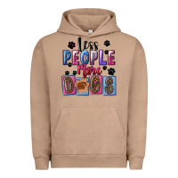 Pigment Burro less people more dogs Urban Hoodie - FaDigitalArtStudio