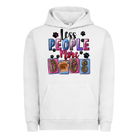 Pigment Lunar Rock less people more dogs Urban Hoodie - FaDigitalArtStudio