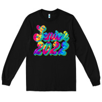 Black senior 2022 Long Sleeve Tee - JahusDesignShop