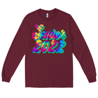 Burgundy senior 2022 Long Sleeve Tee - JahusDesignShop