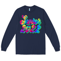 Navy senior 2022 Long Sleeve Tee - JahusDesignShop