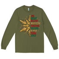 Army Green christmas snowflake Long Sleeve Tee - MaliasSmallBusiness
