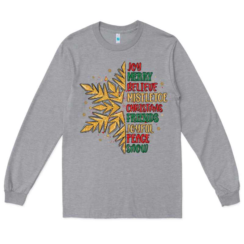 Christmas Snowflake Long Sleeve Tee by MaliasSmallBusiness | Teevron