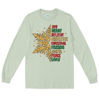Matcha christmas snowflake Long Sleeve Tee - MaliasSmallBusiness