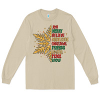 Mushroom christmas snowflake Long Sleeve Tee - MaliasSmallBusiness